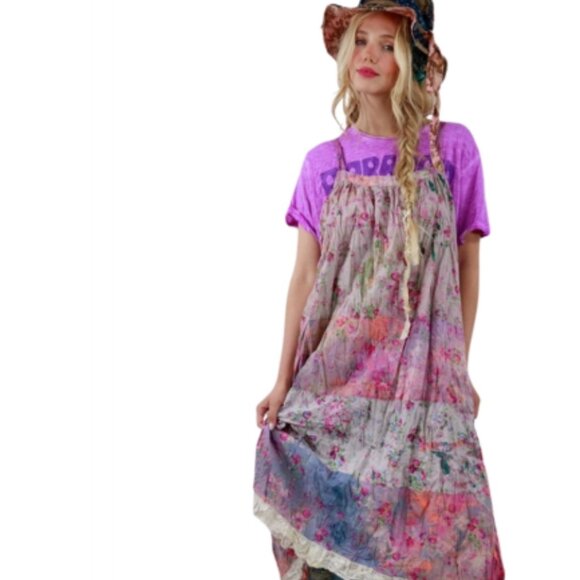 Magnolia Pearl Pressed Flowers Dress #2089  RARE - NWT final price - Picture 1 of 10